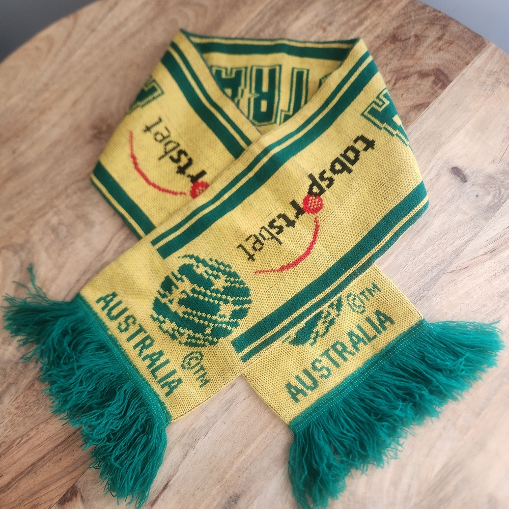 Australia Tab Sports Bet Scarf - Green and Yellow